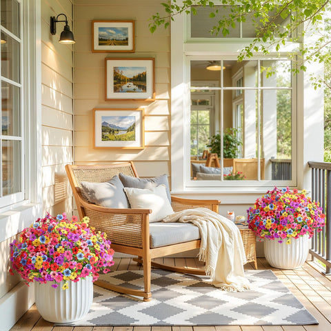 Alupssuc UV-resistant decorations; withstands weather for porch and garden displays.