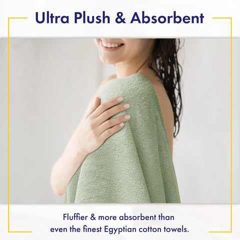Alusa Home 700 GSM luxury bath towels in use for quick drying