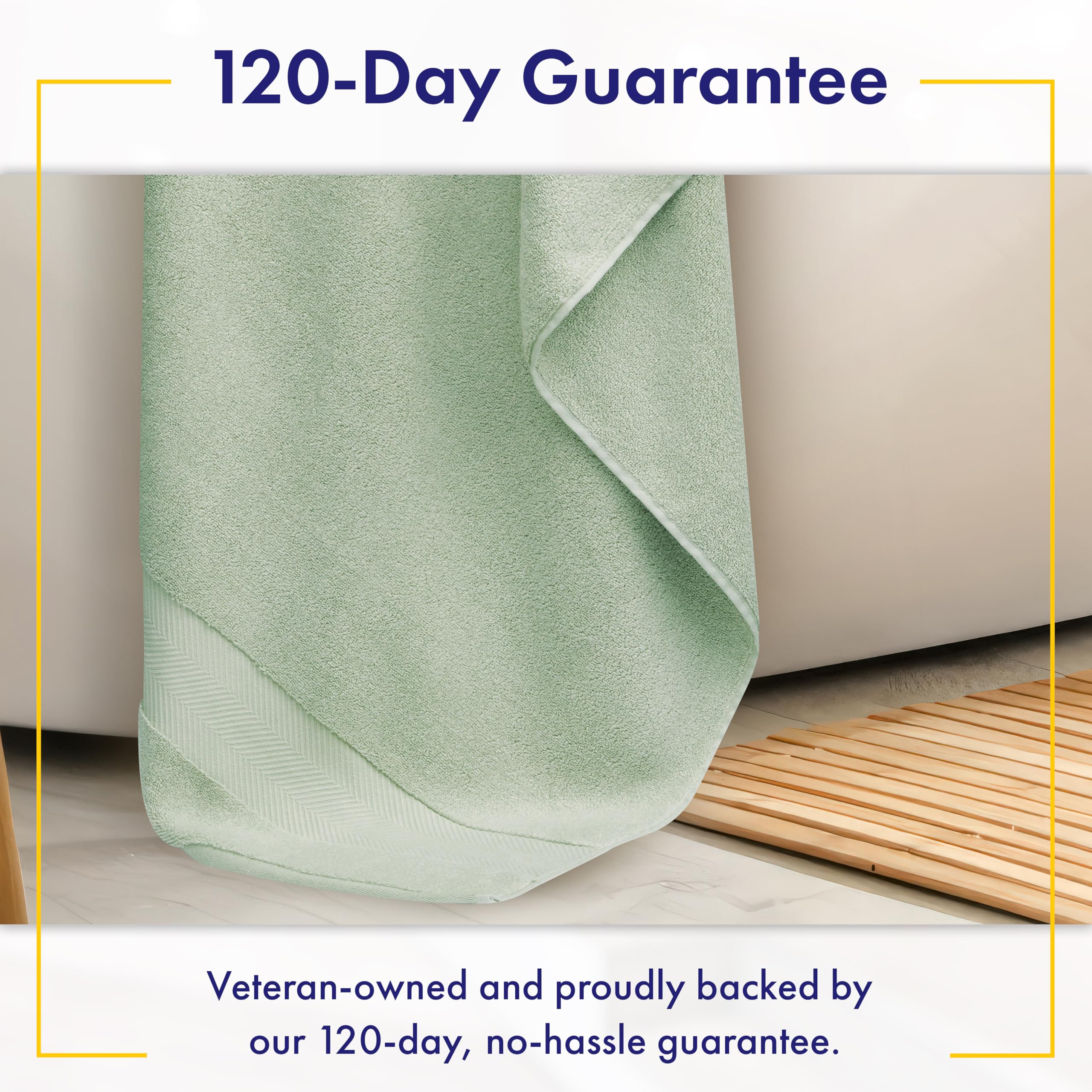 Alusa Home towels with hanging loop for easy air drying