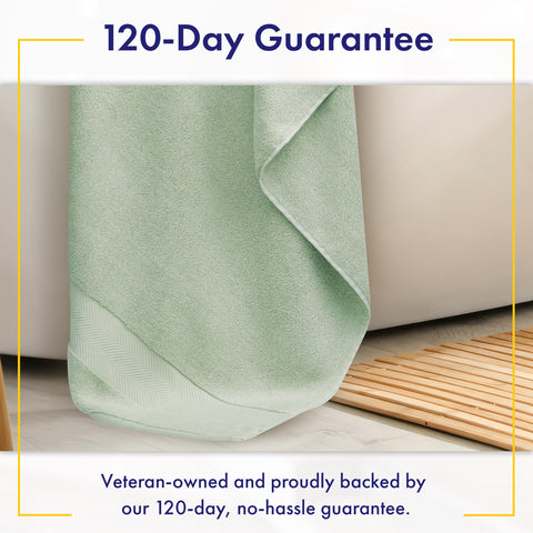 Alusa Home towels with hanging loop for easy air drying
