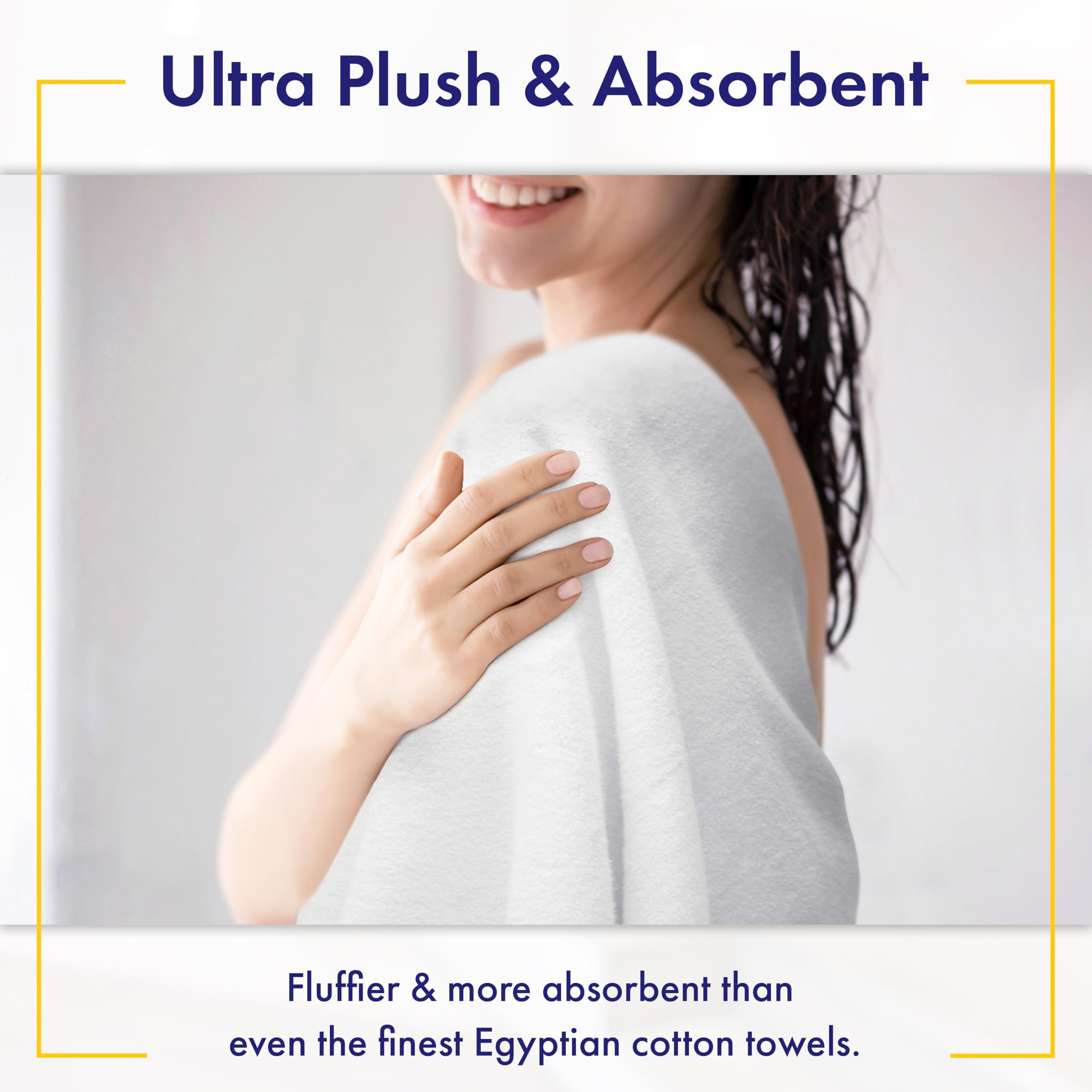Alusa Home organic zero-twist cotton towels for premium feel