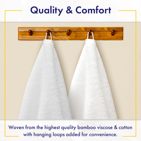 Alusa Home zero-twist cotton weave detail shows durable, quick-drying performance.