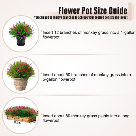  bendable stems of Alyptus bundles shaped for planters and baskets