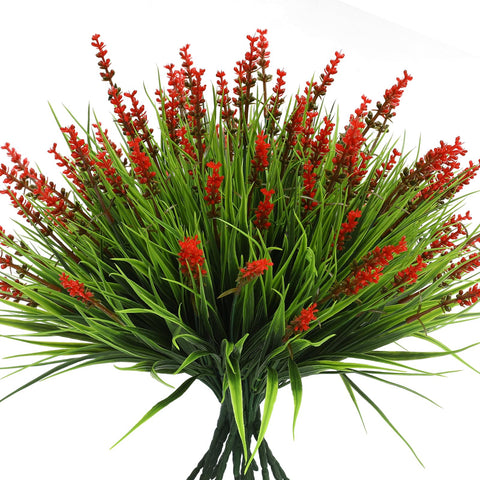 Alyptus outdoor red flowers bundle shown for vibrant porch display