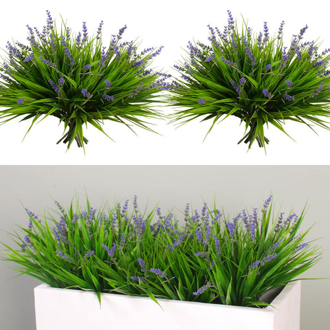 alyptus artificial flowers outdoor 24 bundles close-up with vibrant UV-resistant petals for year-round color
