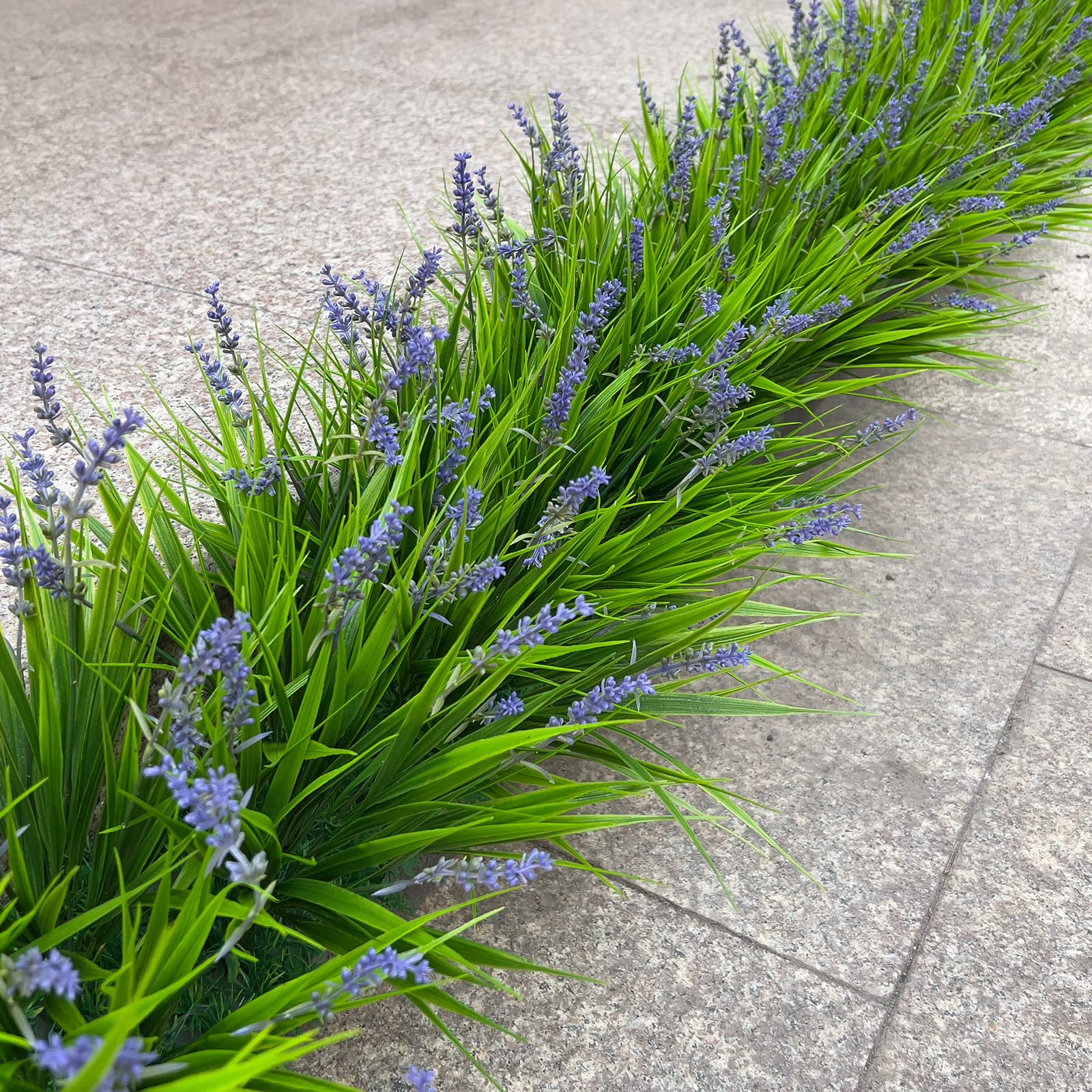 alyptus artificial flowers outdoor 24 bundles arranged on a porch for durable, realistic decor