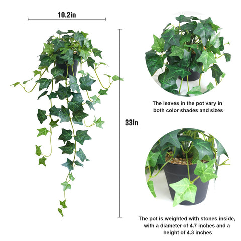 Alyptus artificial ivy greenery shown on a tabletop for versatile styling