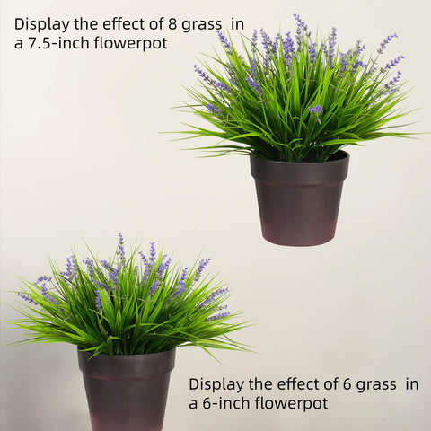 Bendable stems let you shape artificial plants for planters and borders.