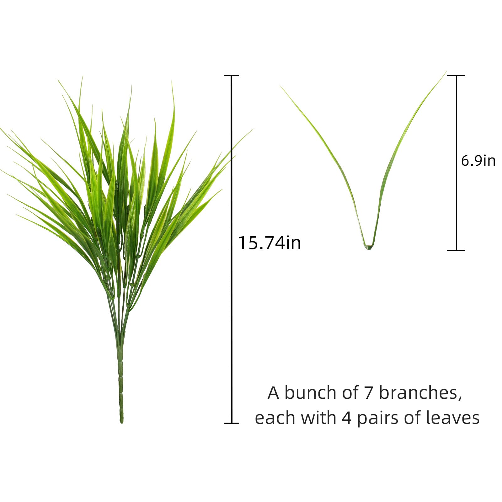 Alyptus green onion grass texture bundles for realistic faux greenery.