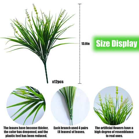 Alyptus white outdoor artificial flowers for UV-resistant year-round decor.