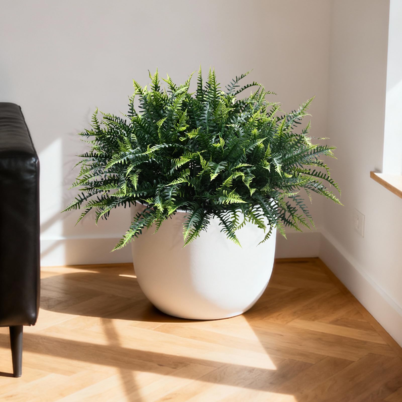 alyptus porch decor ideas with fern bundles for quick styling.