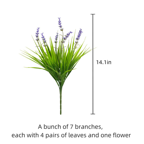Alyptus UV-resistant artificial monkey grass with flowers stays vibrant in sunlit patios.