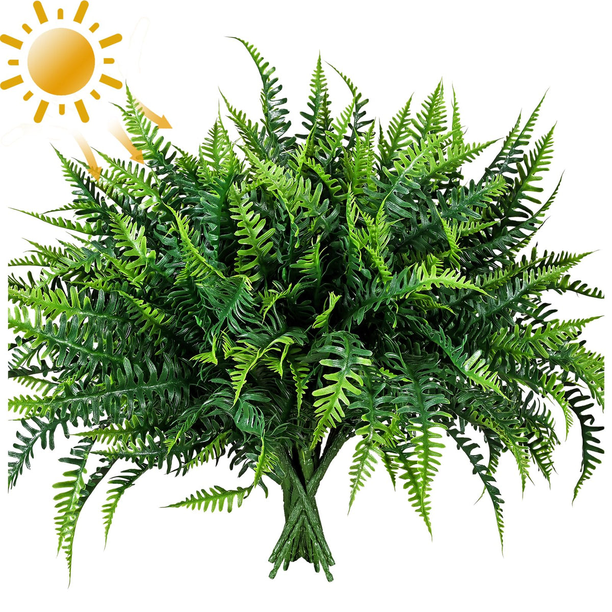alyptus uv-resistant fake plants 16-bundles for sunlit porches, no watering needed.