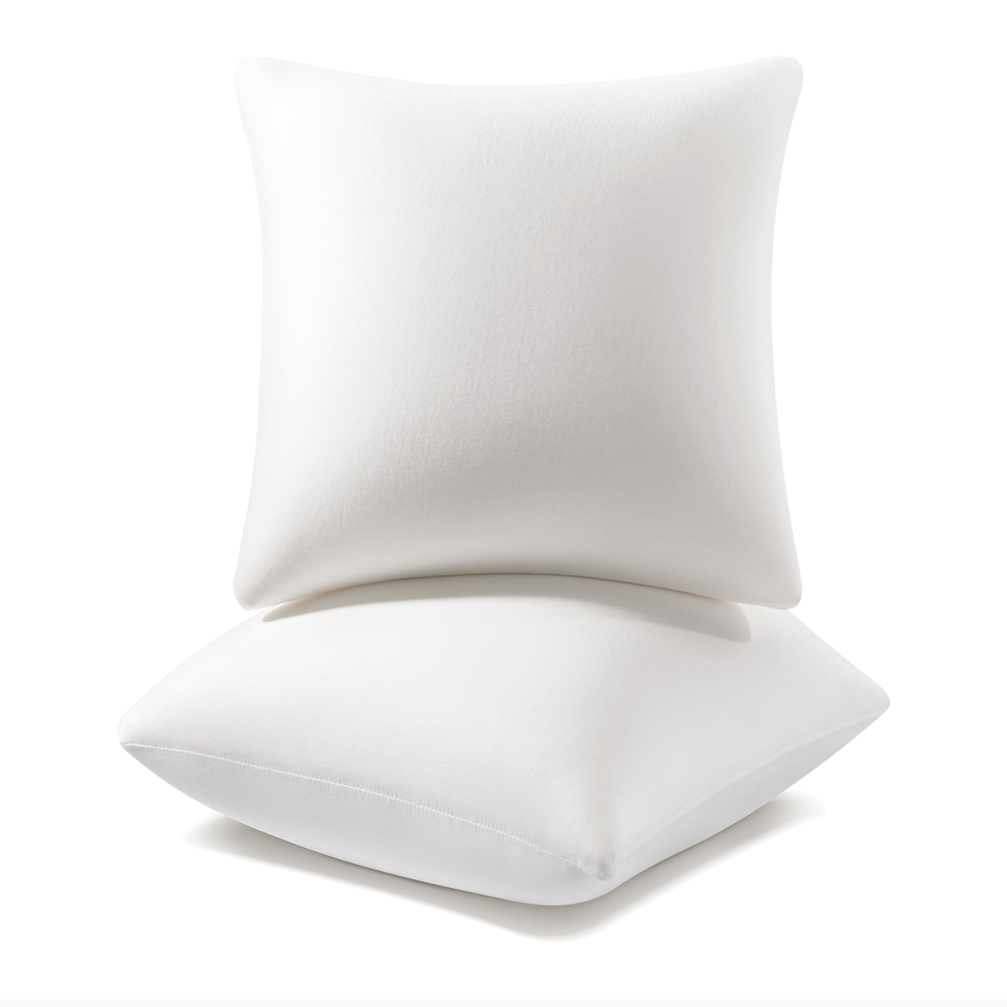 AM AEROMAX 18x18 pillow insert front view shows two cushions for durable support