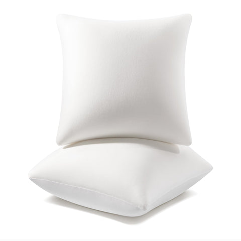 AM AEROMAX 18x18 pillow insert front view shows two cushions for durable support