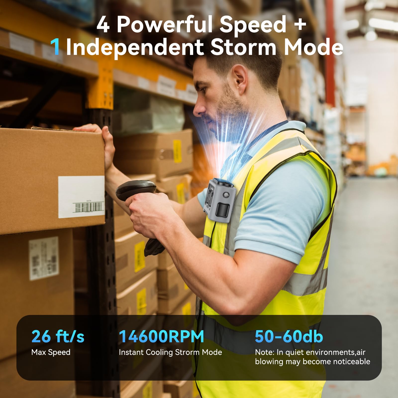 AMACOOL Storm Mode reaches 26 ft/s for rapid cooling