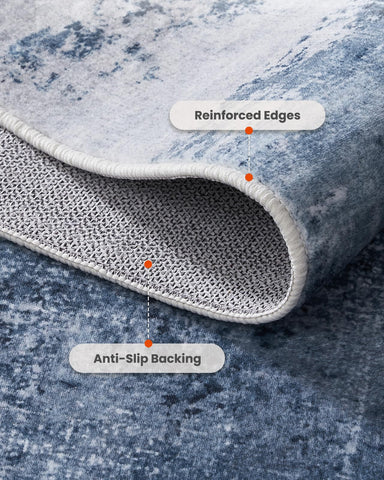 AMADA HOMEFURNISHING 8x10 rug offers easy cleaning for busy homes