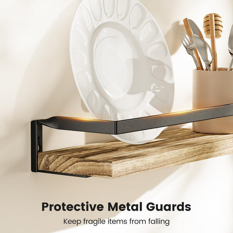 AMADA HOMEFURNISHING bathroom shelves easy installation on wood studs or drywall.