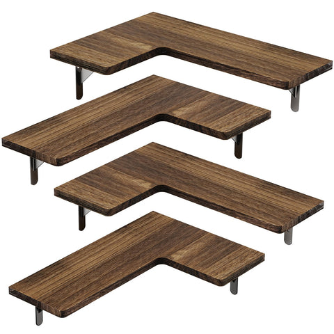 AMADA HOMEFURNISHING compact corner storage frees up furniture surfaces.