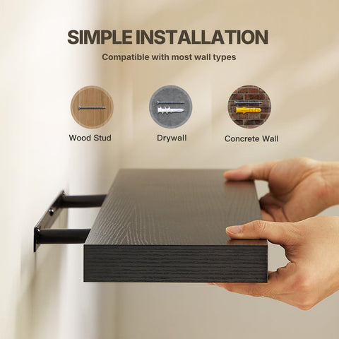AMADA HOMEFURNISHING bathroom shelf keeps toiletries organized and accessible