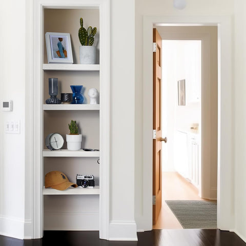 AMADA shelves come with mounting hardware for simple installation.