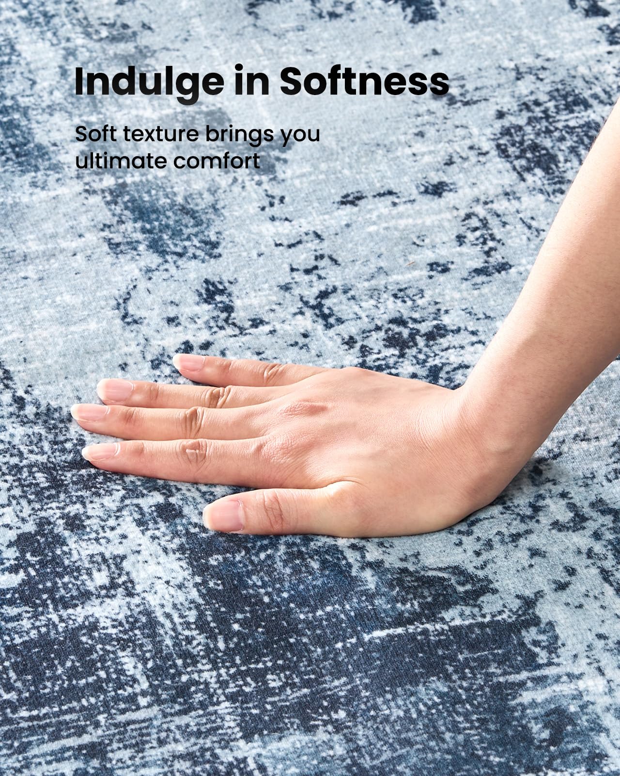 AMADA HOMEFURNISHING nursery rug offers soft, safe comfort for little ones.