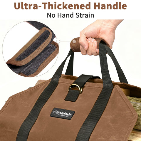 AMAGABELI GARDEN & HOME thickened padded handles reduce grip strain during loading.