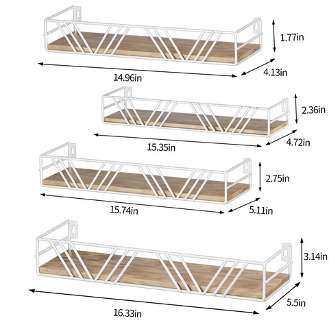Amaoot easy-install wall-mounted shelves ready in minutes.