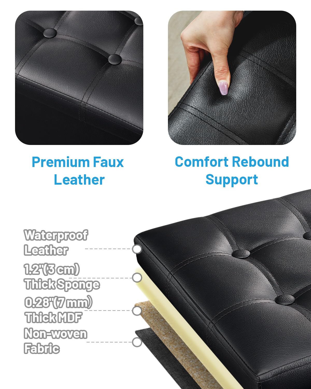 AmasSmile compact dimensions 17x13x13 inches fit tight spaces.