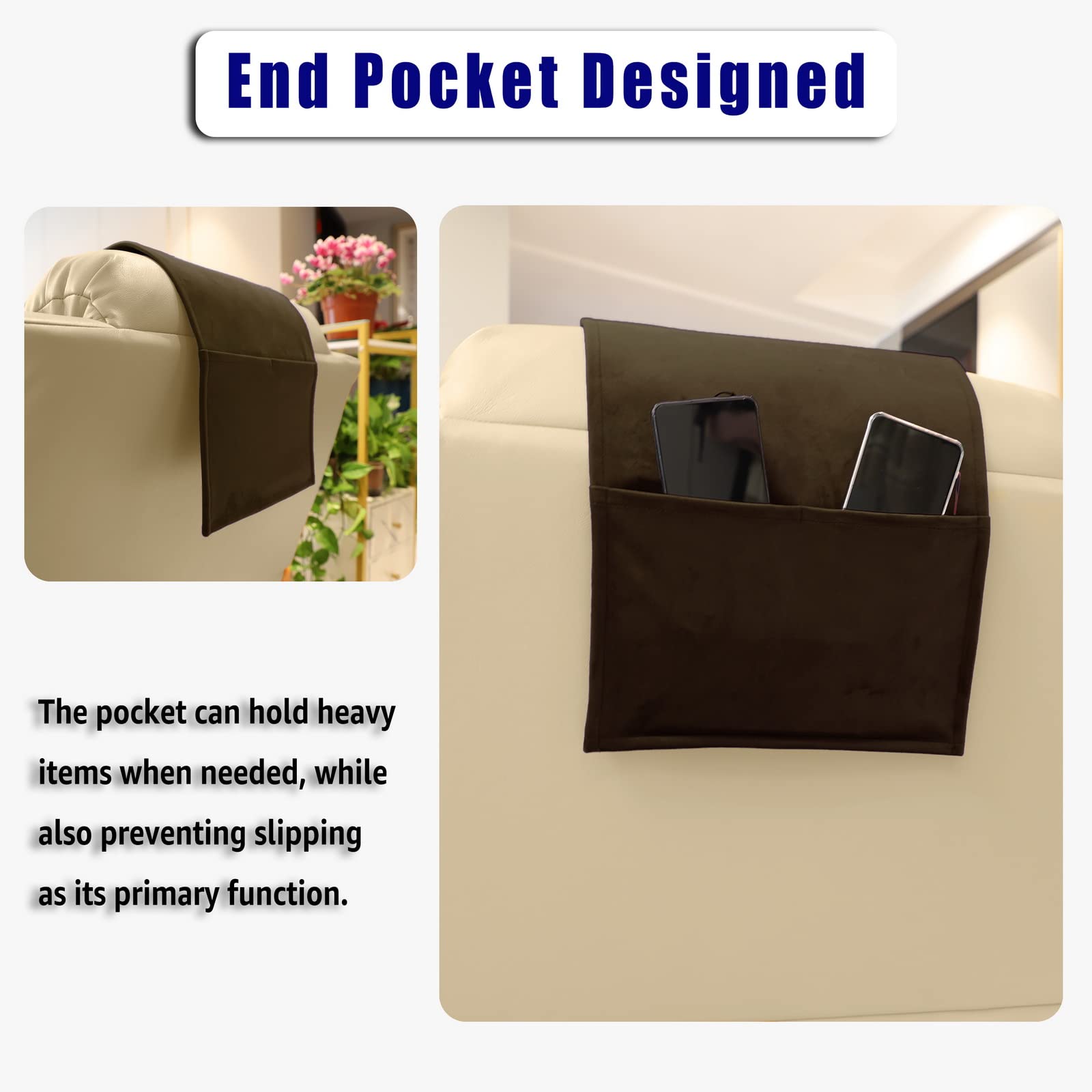 AmazeCov headrest pillow in velvet cover, soft to touch and easy to clean.