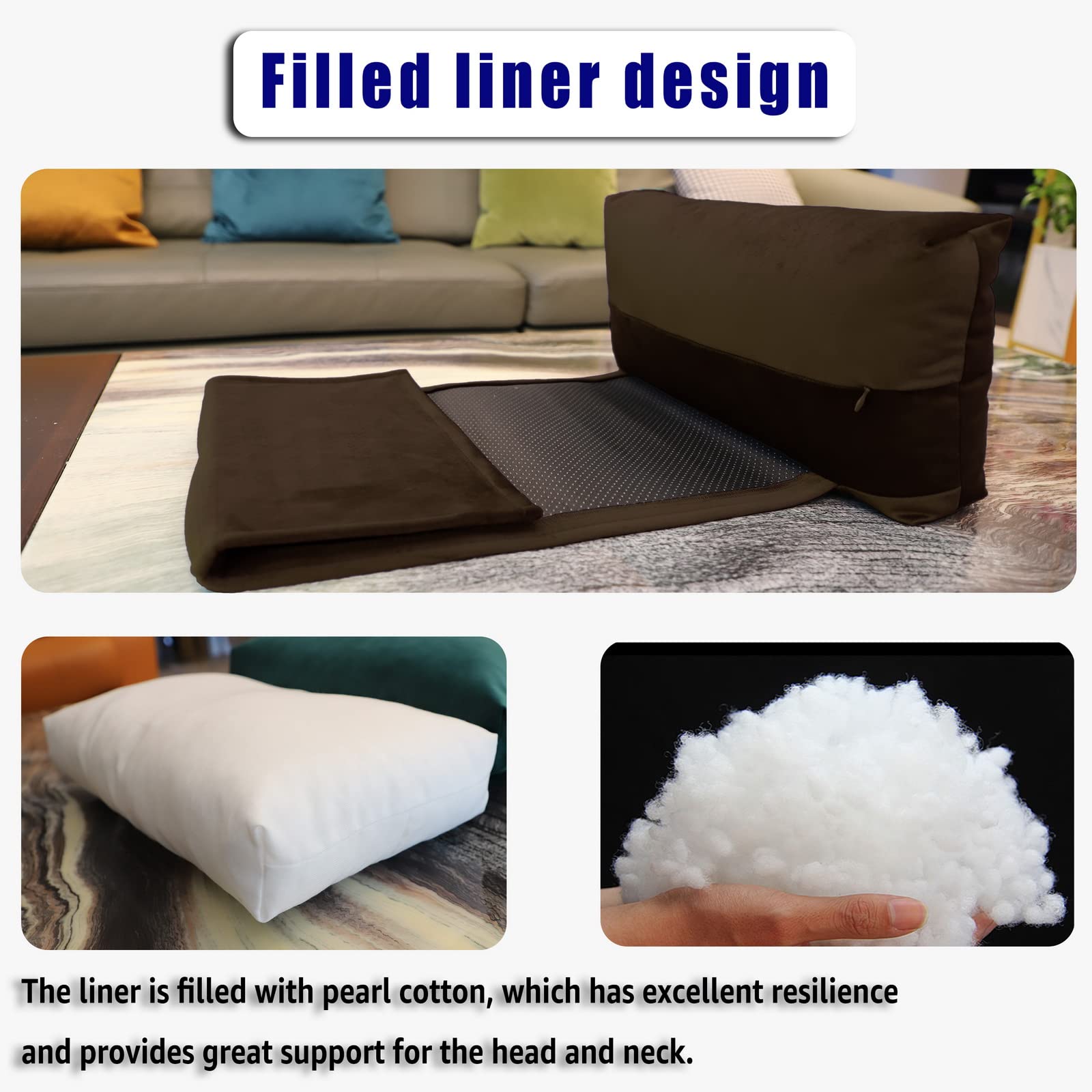 AmazeCov headrest pillow fits recliners, cars, and office chairs for versatile comfort.