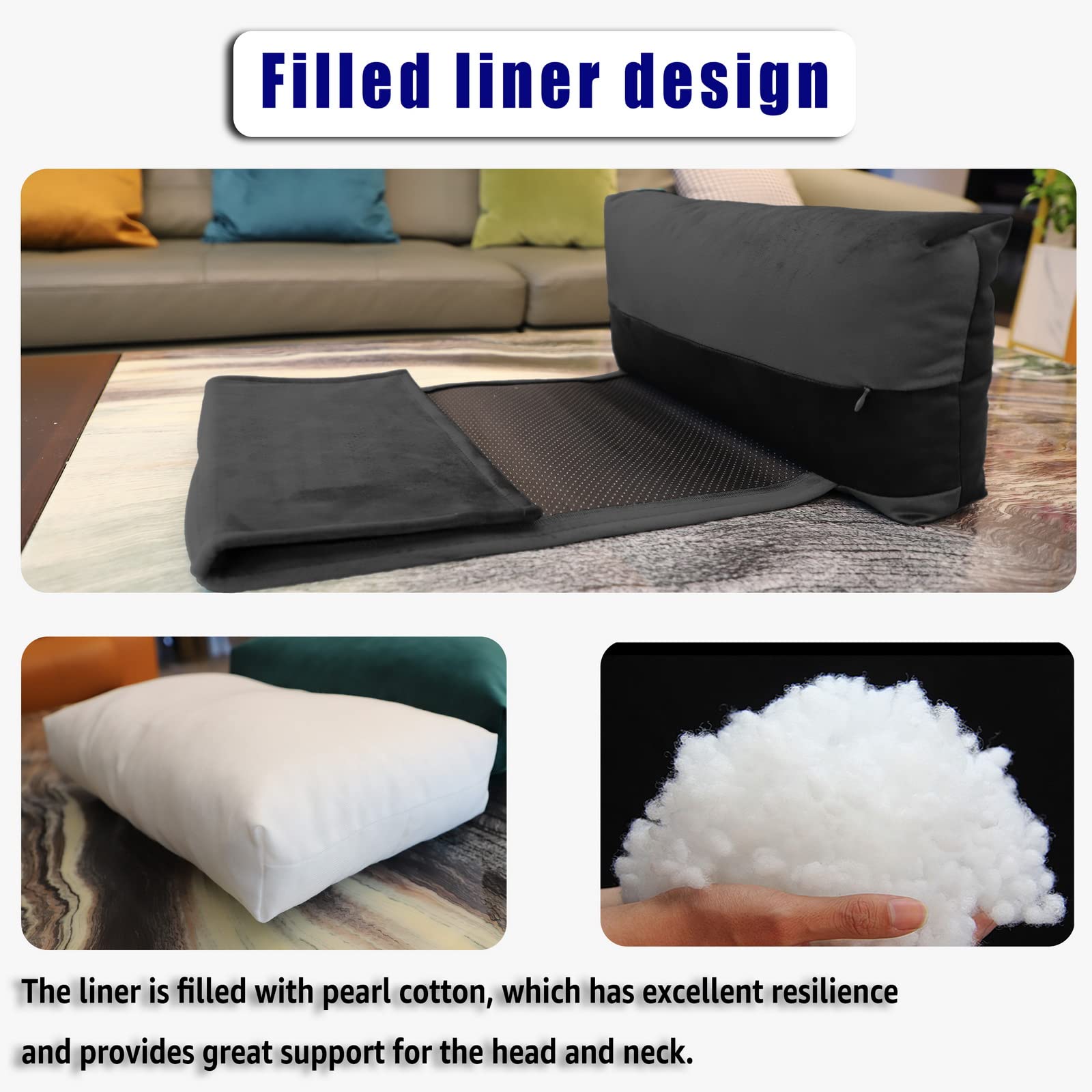 AmazeCov velvet cover delivers luxurious feel with simple maintenance.