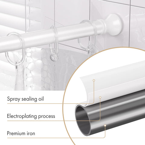 Amazer supports up to 20 pounds for sturdy curtains.
