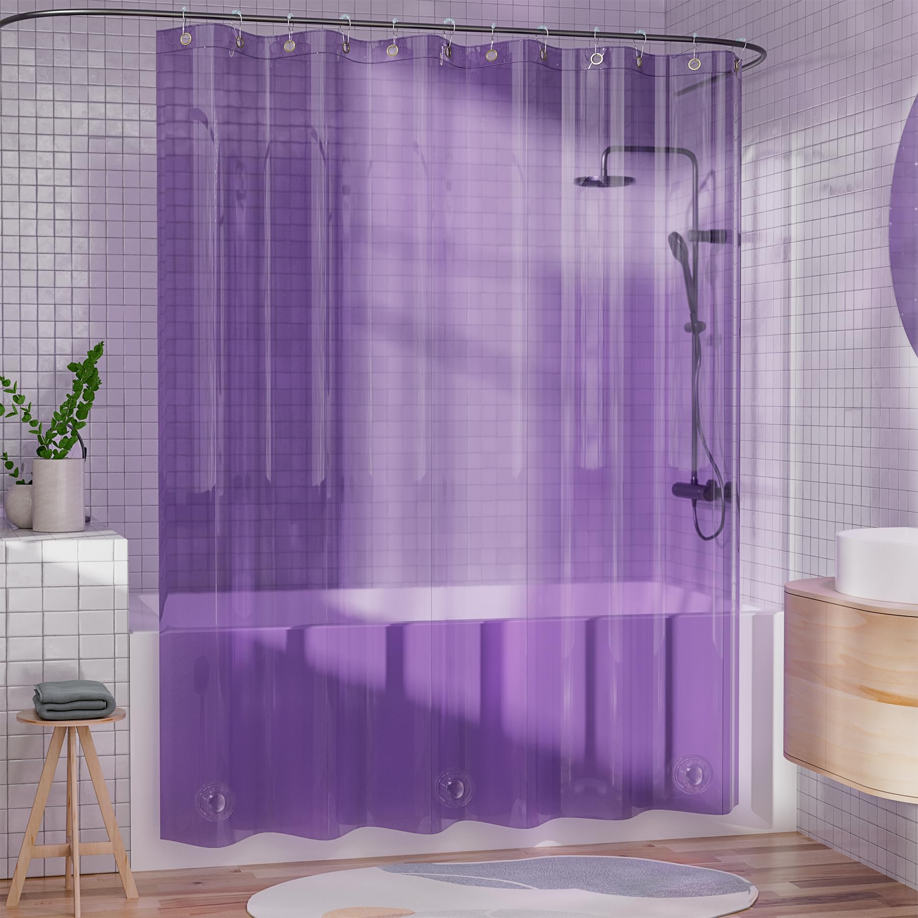 AmazerBath eco packaging bag doubles as storage for the liner.