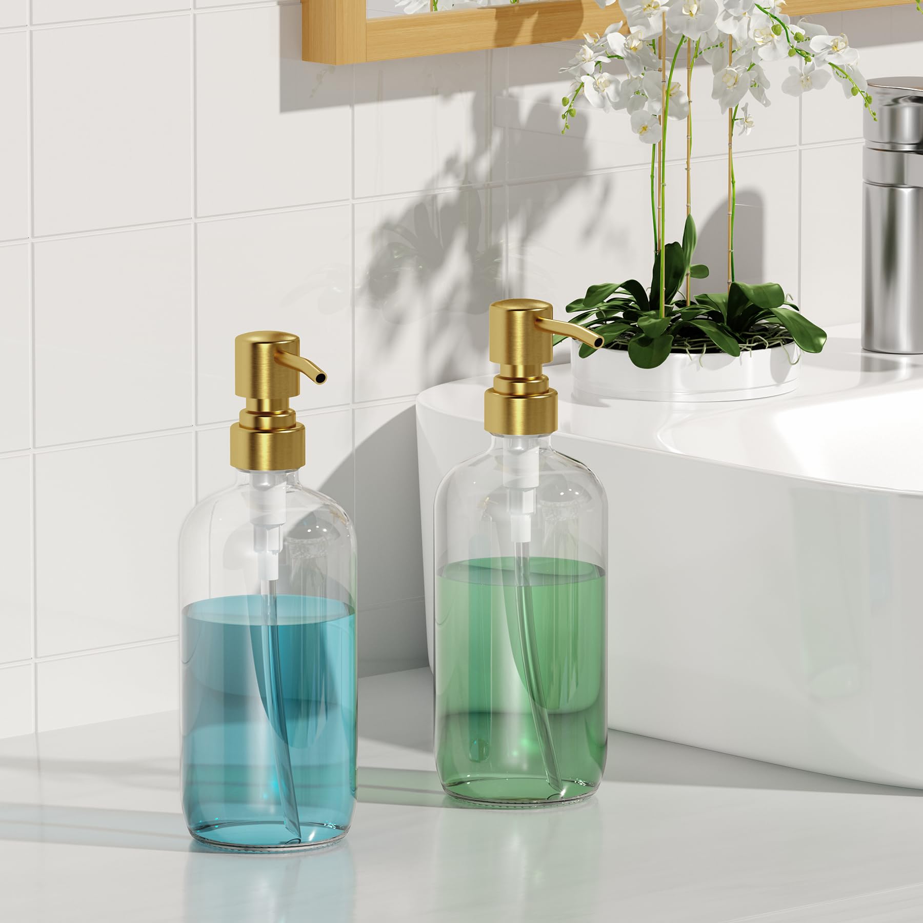 AmazerBath pearl cotton wrap protects glass during transit