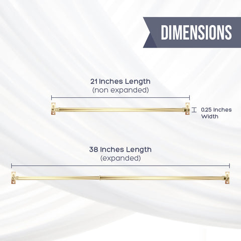 Amazing Drapery Hardware set of four rods for multiple doors or windows.