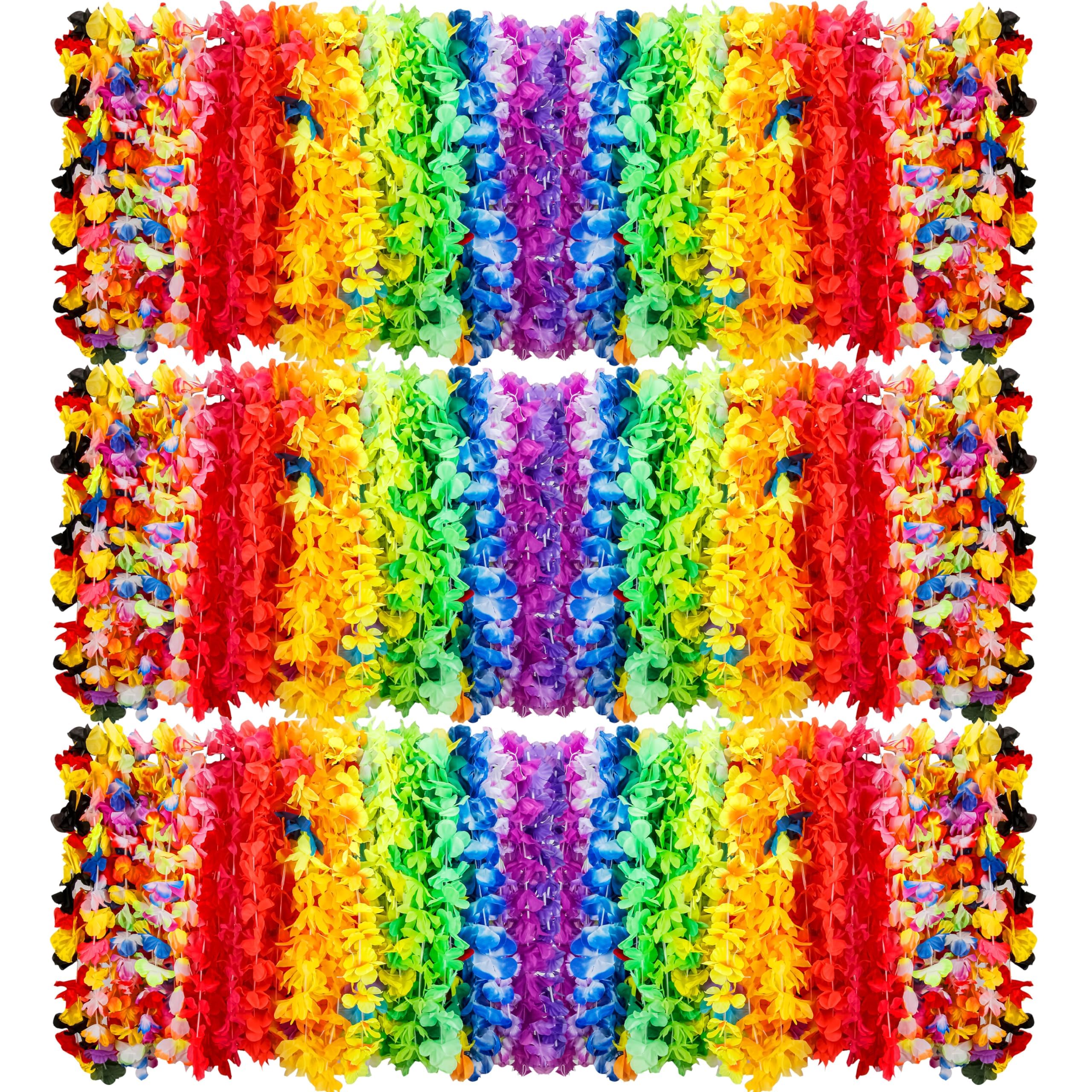 Amazing Time Hawaiian Lei colorful design for vibrant party decor and photos.