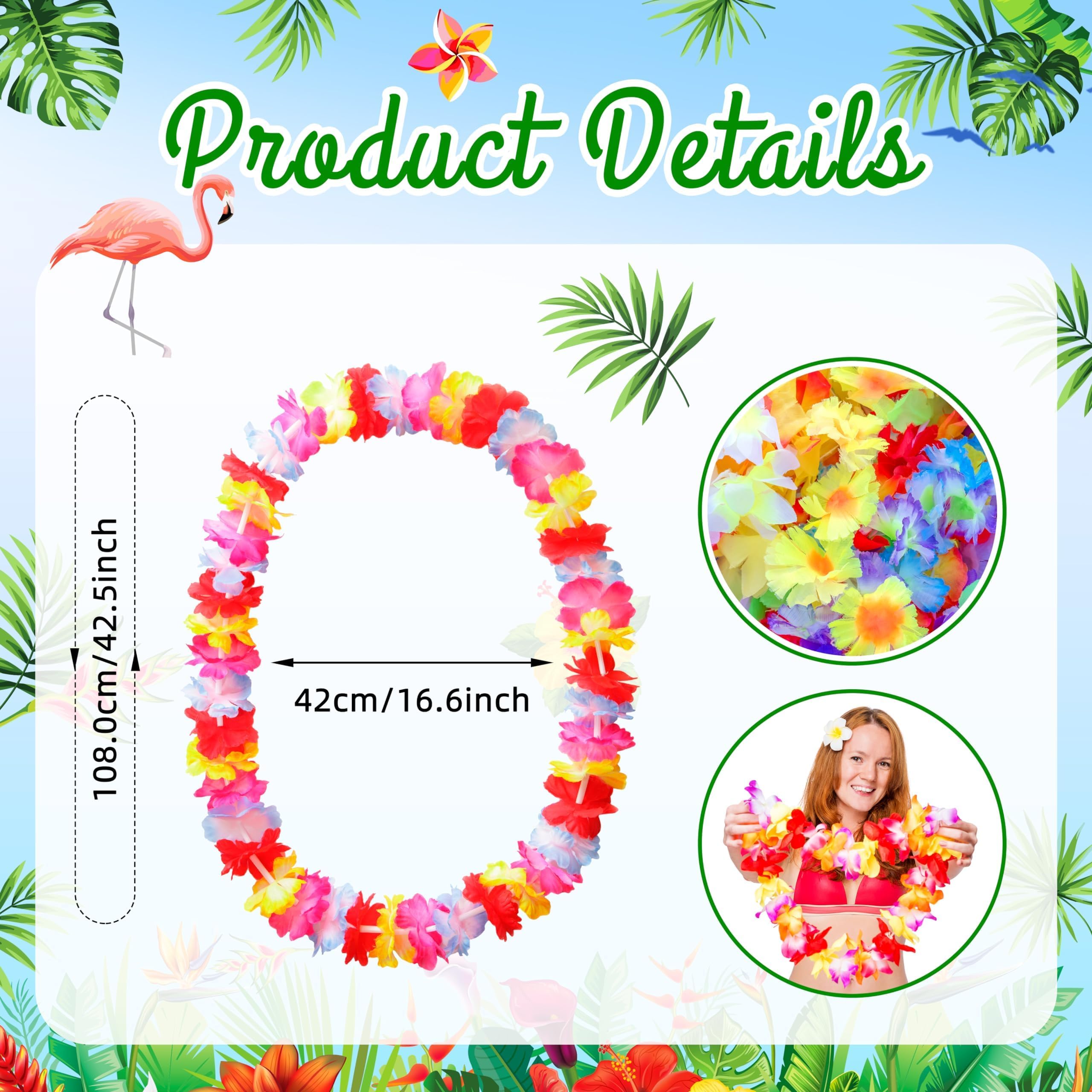 Amazing Time Hawaiian Lei 108cm length for comfortable wear at events.