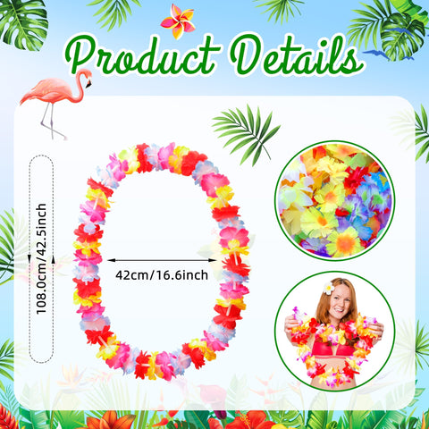 Amazing Time Hawaiian Lei 108cm length for comfortable wear at events.