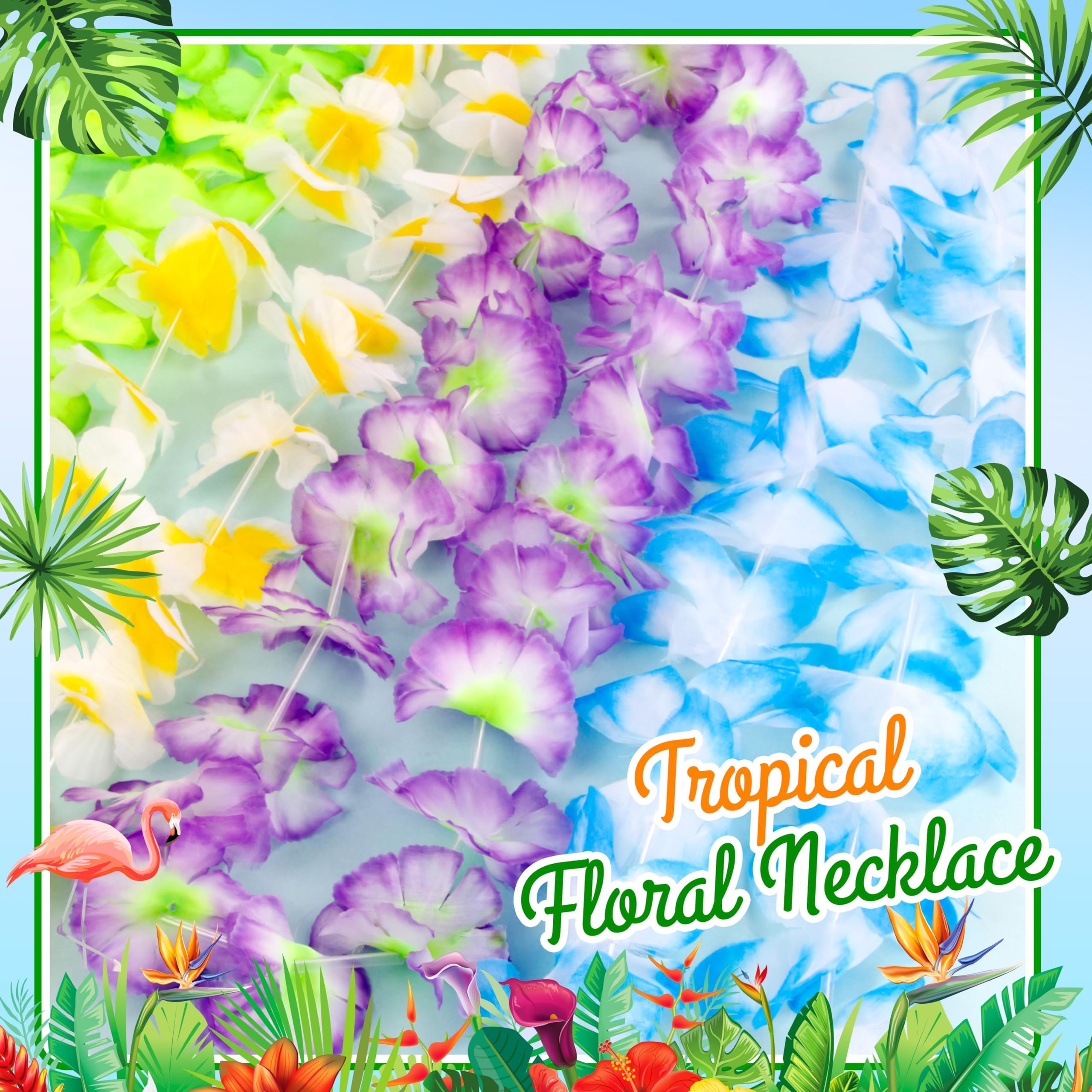 Amazing Time Hawaiian Lei soft fabric, skin-friendly lei for summer celebrations.