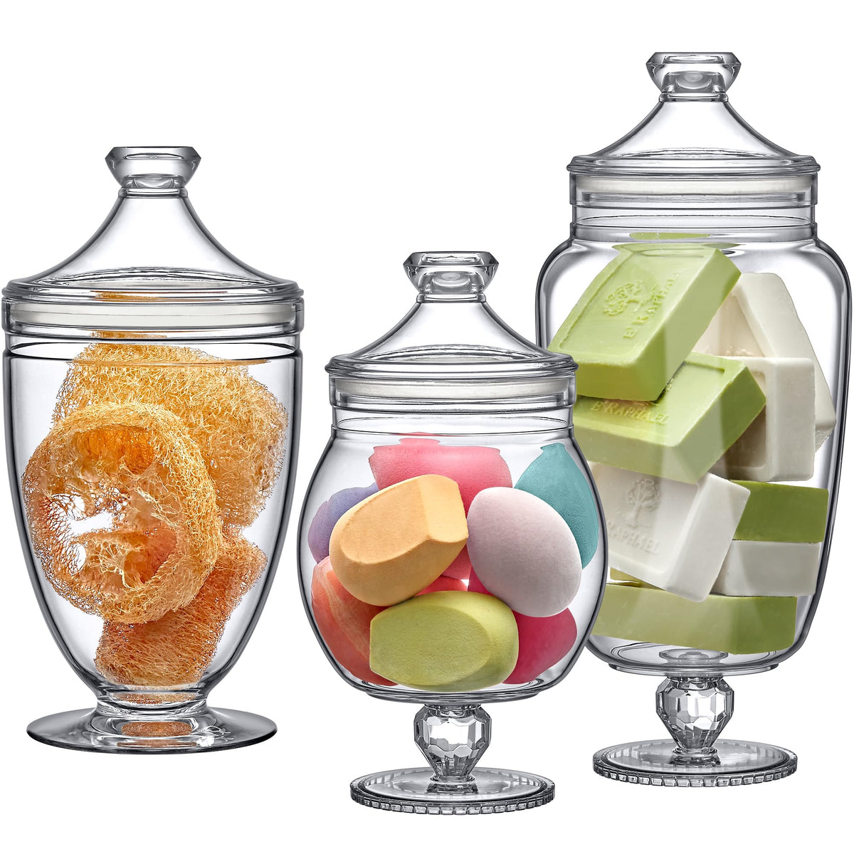 Amazing Abby Admire 60 oz jar for candy buffets and stylish displays.