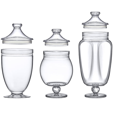 Amazing Abby Admire set of canisters adds modern storage to any room.