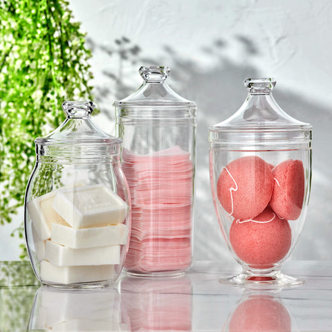 Amazing Abby Adore 52oz jar showcased as part of a candy buffet setup.