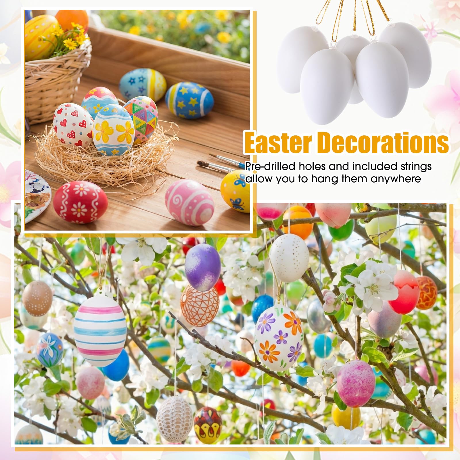 AmazingSpark Easter decor basket fillers for vibrant baskets.