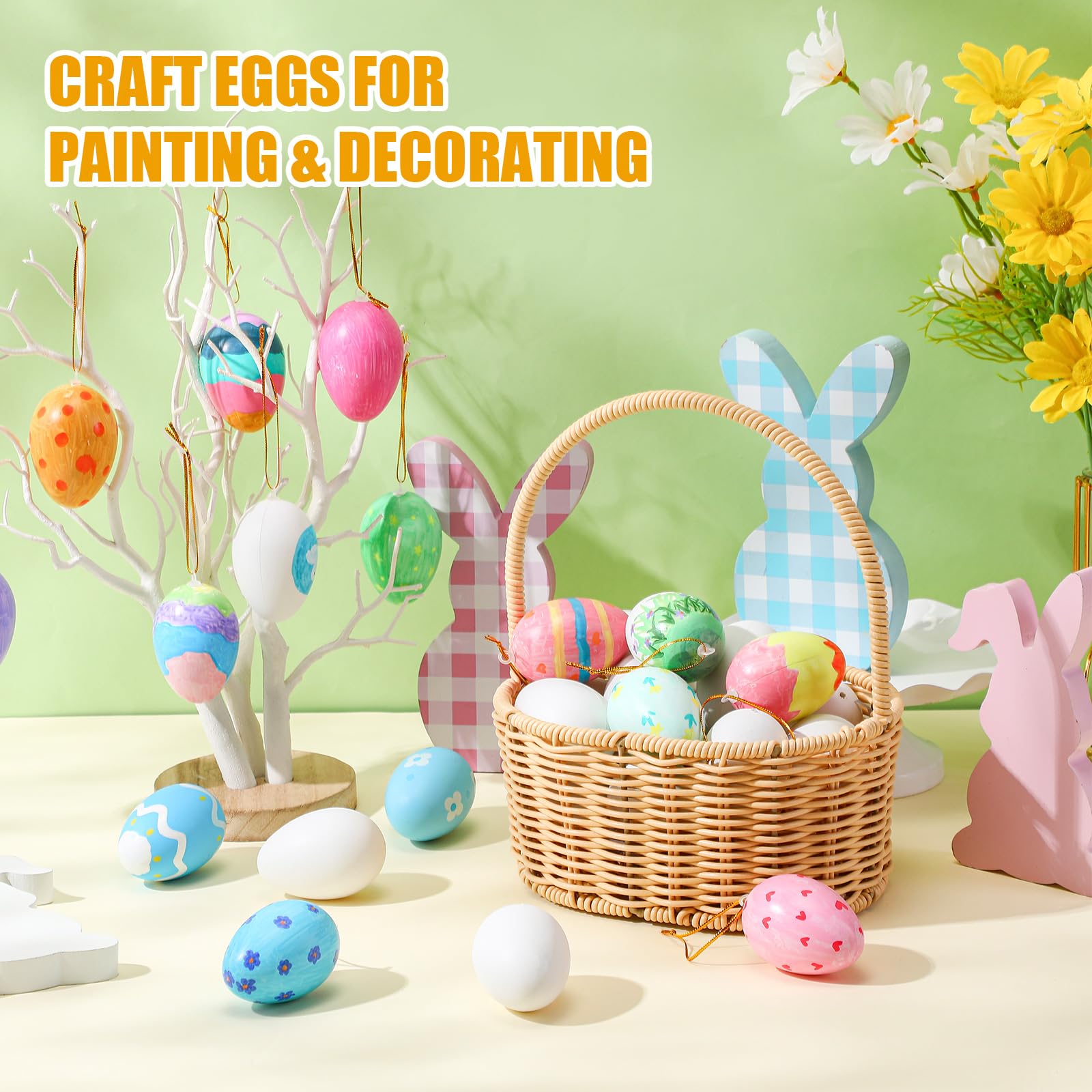 AmazingSpark eggs with hanging rope and ring for easy display.