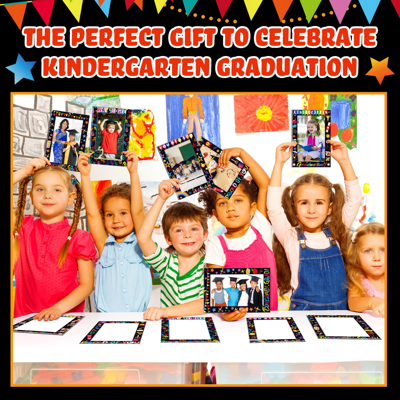 AmazingSpark frame with easel for easy tabletop or wall display.