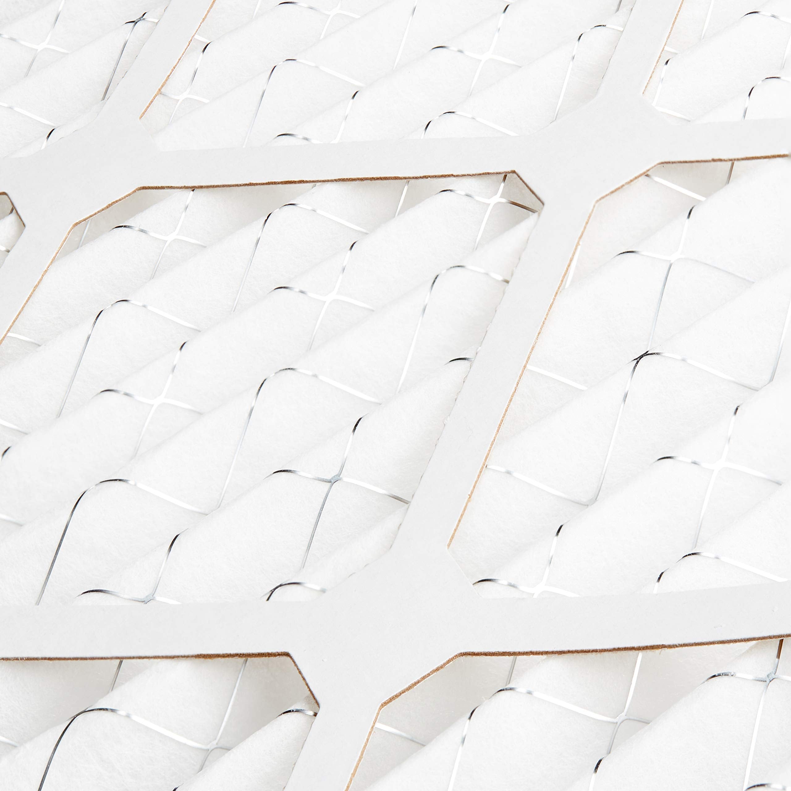 Amazon Basics frame construction close-up demonstrates durable, long-lasting home use