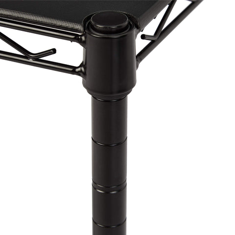Amazon Basics 2-Shelf Stackable Storage small-space setup ready to organize.