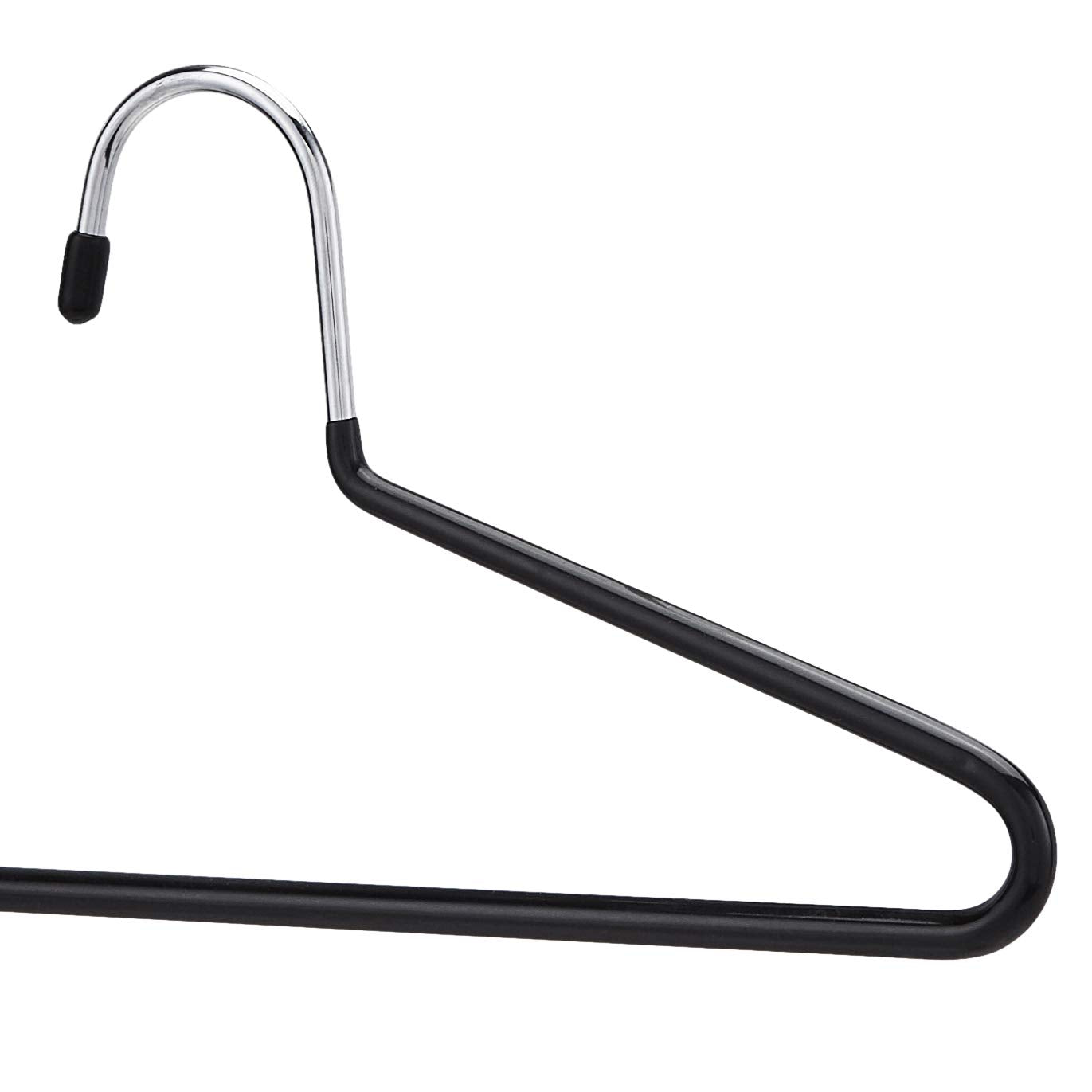 Amazon Basics 30-pack trouser hangers keep pants organized.