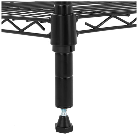 Amazon Basics 5-Shelf Tower dimensions 16W x 16D x 54H for compact spaces